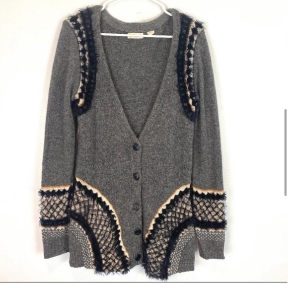 30-50%OFF BUNDLES! BUNDLE &SEND OFFER!  Anthropologie cardigan long sweater coat - Picture 7 of 13